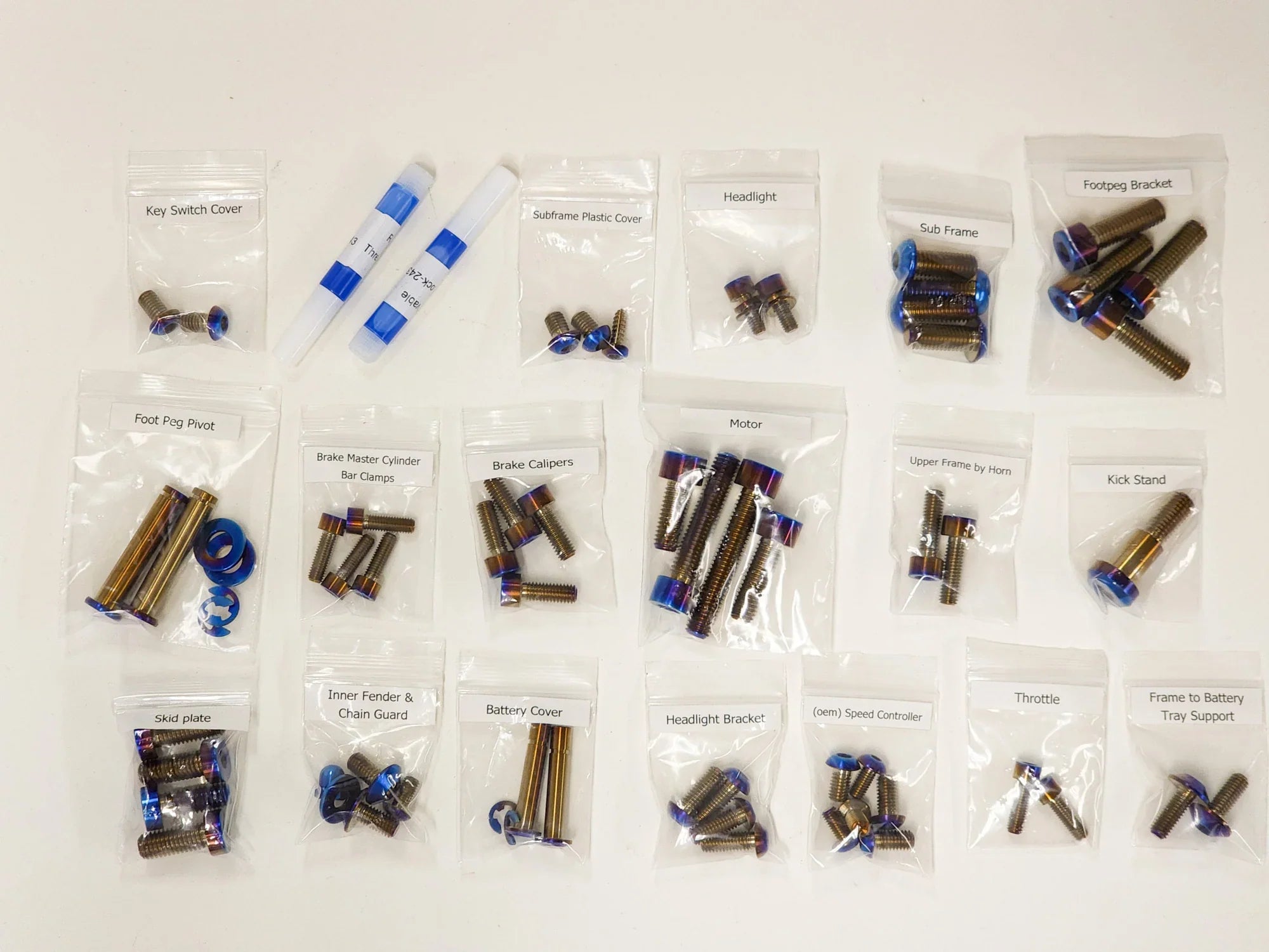 Warp 9 Surron Light Bee Titanium Chassis Kit