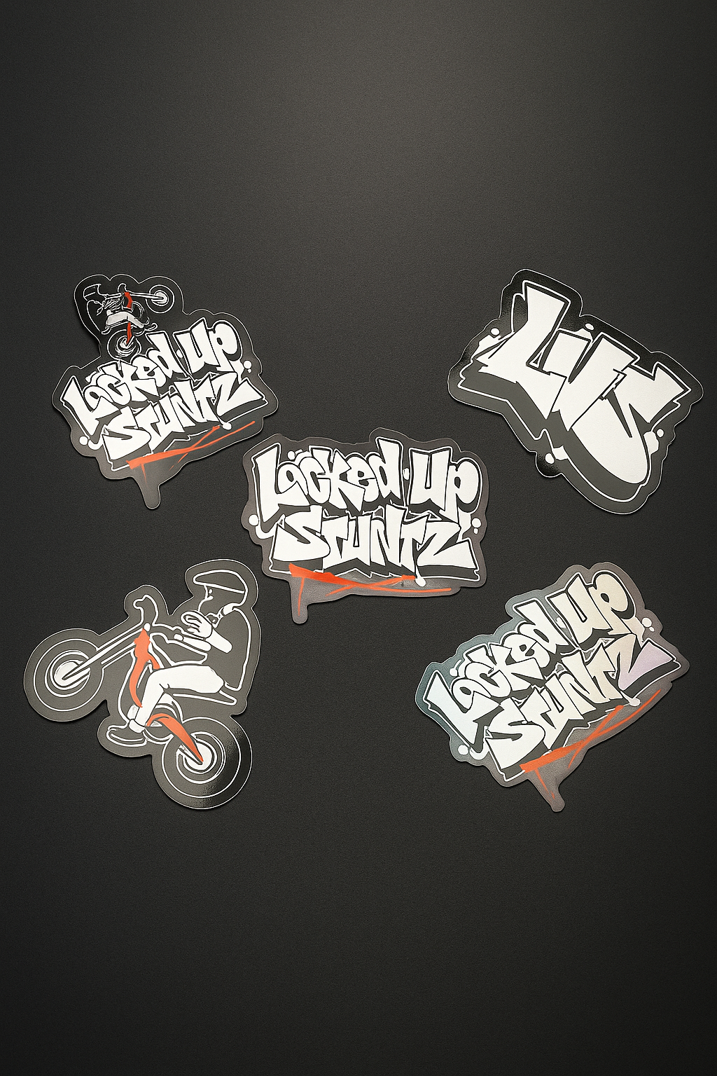 SLAP PACK (5) STICKERS