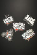 SLAP PACK (5) STICKERS