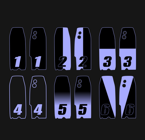 Custom Tuttio Fork Guard Decals (COLLECTIVE)
